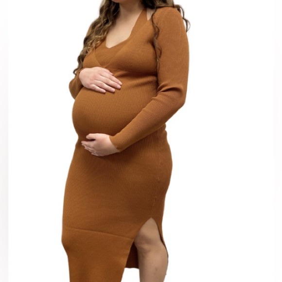 Sevilla Dress In Toffee - Picture 3 of 4